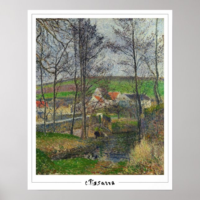 Camille Pissarro Zedign Art Poster #1 (Front)