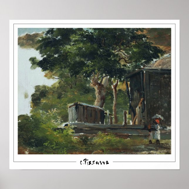 Camille Pissarro Zedign Art Poster #204 (Front)