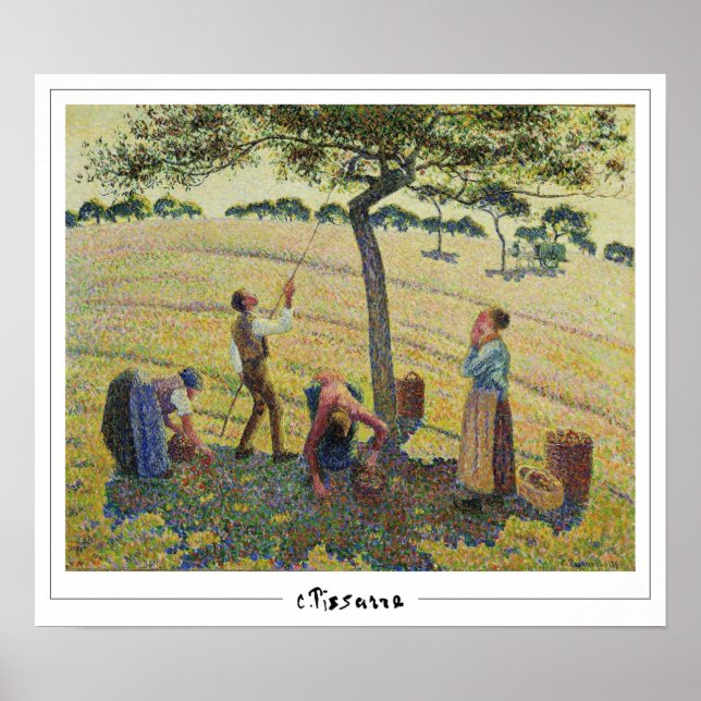 Camille Pissarro Zedign Art Poster #214-2 (Front)