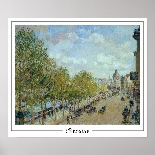 Camille Pissarro Zedign Art Poster #216-2 (Front)