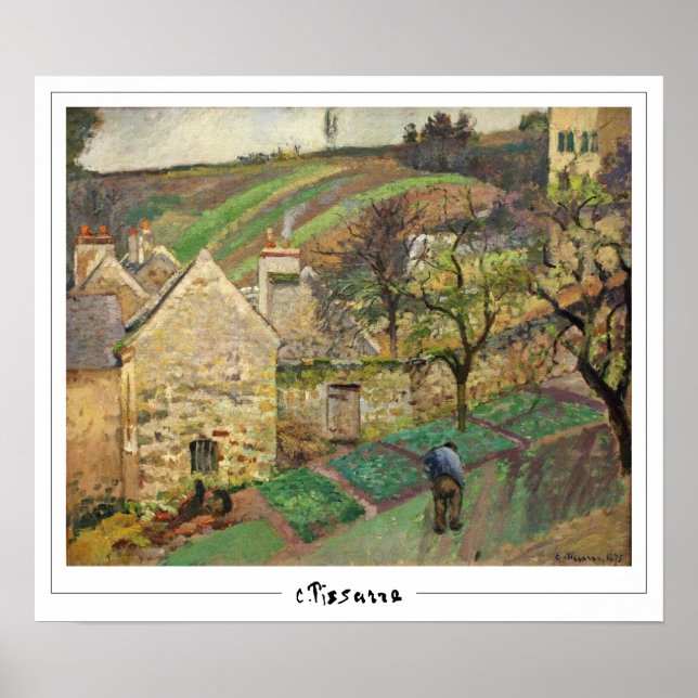 Camille Pissarro Zedign Art Poster #25-2 (Front)