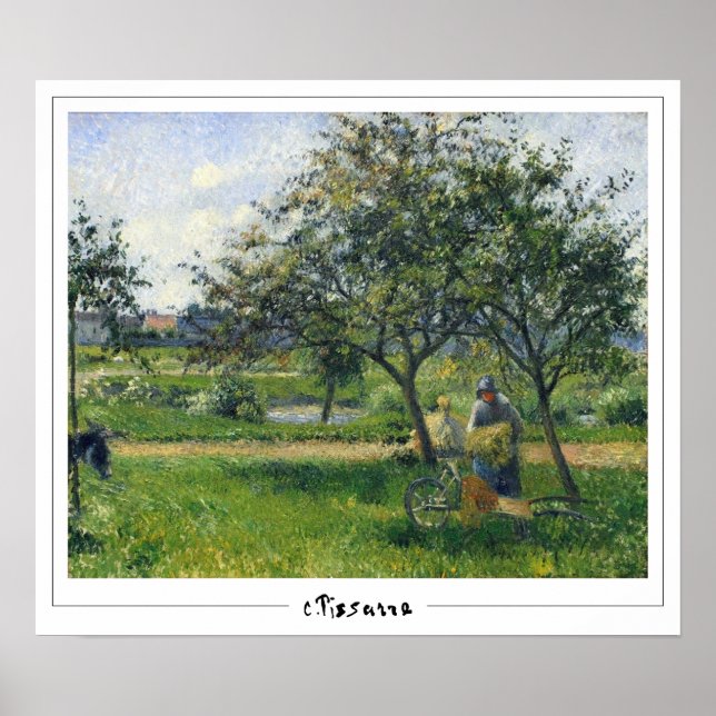 Camille Pissarro Zedign Art Poster #321-2 (Front)