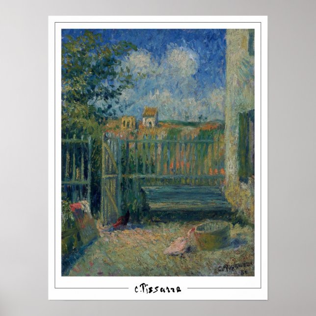 Camille Pissarro Zedign Art Poster #355-2 (Front)