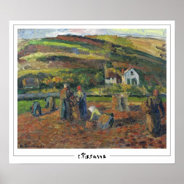 Camille Pissarro Zedign Art Poster #394 (Front)