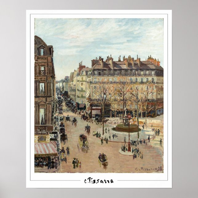 Camille Pissarro Zedign Art Poster #4 (Front)