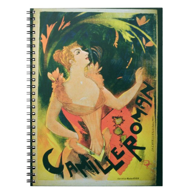 'Camille Roman' (colour litho) Notebook (Front)