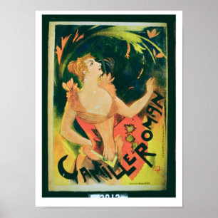 'Camille Roman' (colour litho) Poster