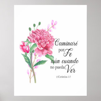 Caminare por fe Póster Poster