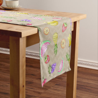 Caminho de Mesa Linha Frutas Fun Short Table Runner