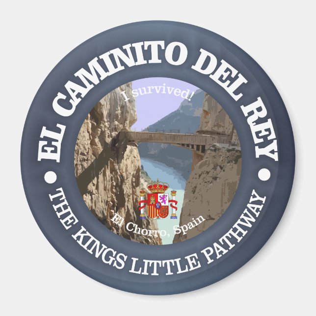 Caminito del Rey Magnet (Front)