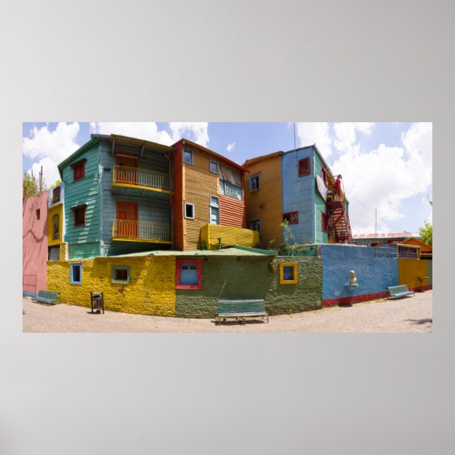 Caminito, La Boca, Buenos Aires Poster (Front)