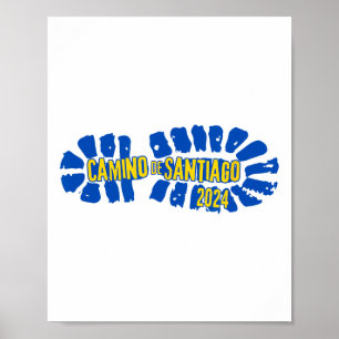 Camino De Santiago 2024 Hiking - Hiker Tops Poster