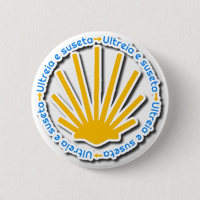 Camino de Santiago 6 Cm Round Badge (Front)