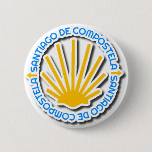 Camino de Santiago 6 Cm Round Badge