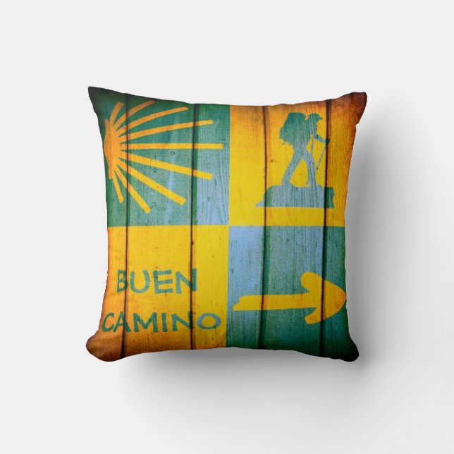 Camino de Santiago Cushion (Front)