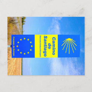 Camino de Santiago Holiday Postcard
