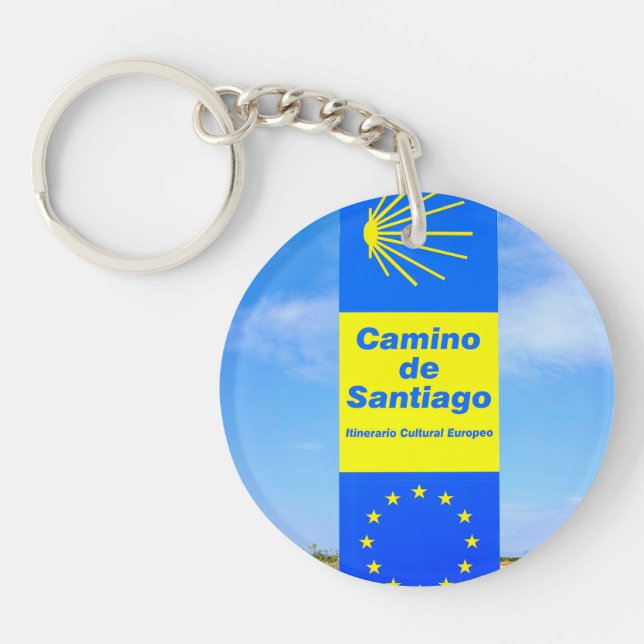 Camino de Santiago Key Ring (Front)