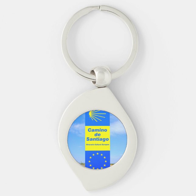 Camino de Santiago Key Ring (Front)