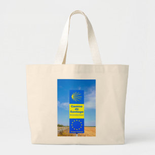 Camino de Santiago Large Tote Bag