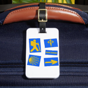 Camino de Santiago Luggage Tag