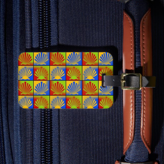 Camino de Santiago Luggage Tag (Front Insitu 4)