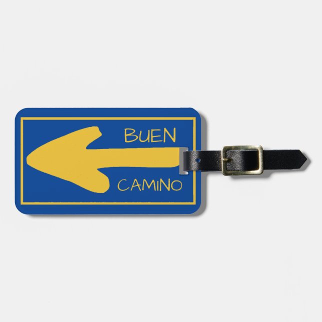 Camino de Santiago Luggage Tag (Front Horizontal)