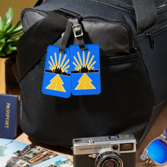 Camino de Santiago Luggage Tag (Front & Back)