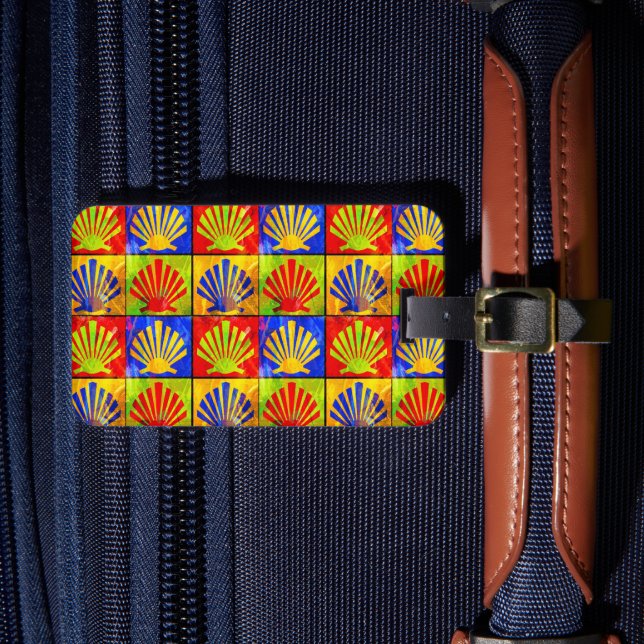 Camino de Santiago Luggage Tag (Front Insitu 4)