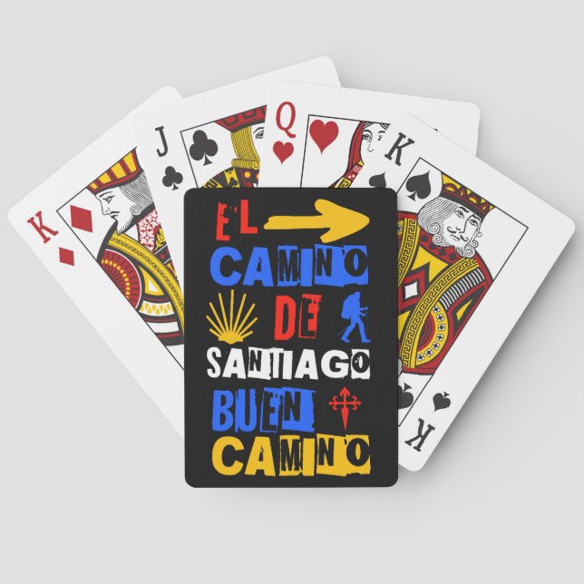 Camino de Santiago Playing Cards (Back)