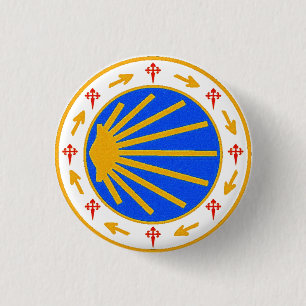 Camino de Santiago Round Badge