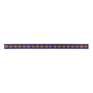 Camino de santiago scallop shell satin ribbon