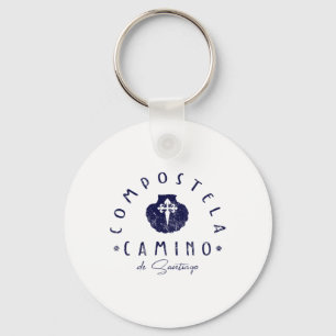 Camino De Santiago Spain Scallop Shell St James Hi Key Ring