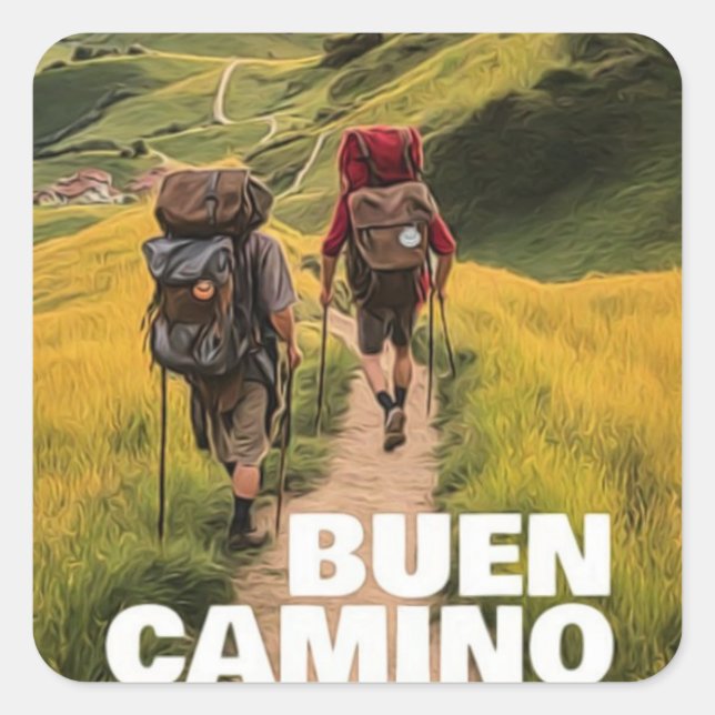 Camino de Santiago  Square Sticker (Front)