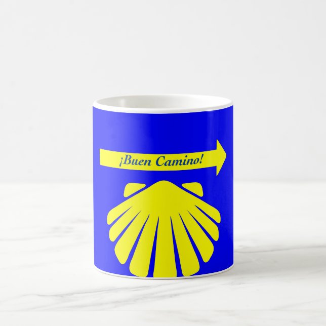 Camino de Santiago Symbols Coffee Mug (Center)