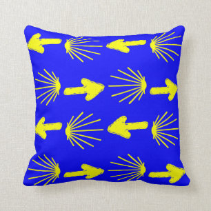 Camino de Santiago Symbols Cushion