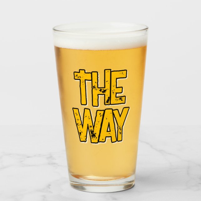 Camino de Santiago The way  Glass (Front Filled)
