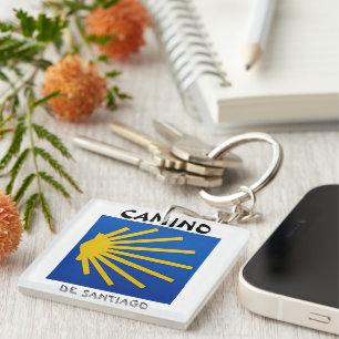 Camino de Santiago The way of st James 0011 Key Ring