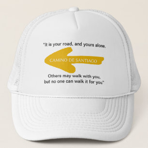 Camino de Santiago The way of st James 0022 Trucker Hat