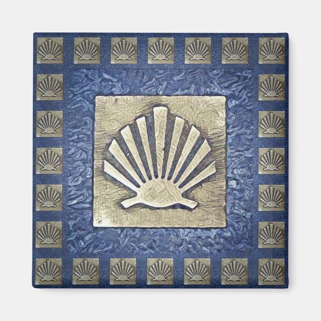 Camino de Santiago The way of st James 0031 Magnet (Front)