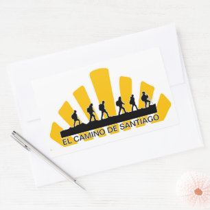 Camino de Santiago The way of st James 0036 Rectangular Sticker