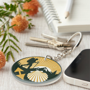 Camino de Santiago The way of st James 0059 Key Ring
