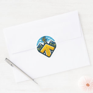 Camino de Santiago The way of st James 0071 Classic Round Sticker
