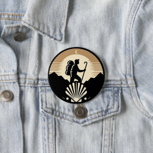 Camino de Santiago The way of st James 0179 7.5 Cm Round Badge