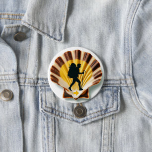 Camino de Santiago The way of st James 0201 7.5 Cm Round Badge