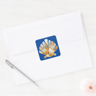 Camino de Santiago The way of st James 0295 Square Sticker