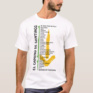 Camino de Santiago The way of st James 0308 T-Shirt