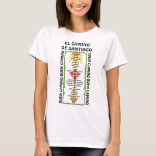 Camino de Santiago The way of st James 0314 T-Shirt