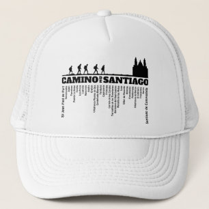 Camino de Santiago The way of st James 0320 Trucker Hat