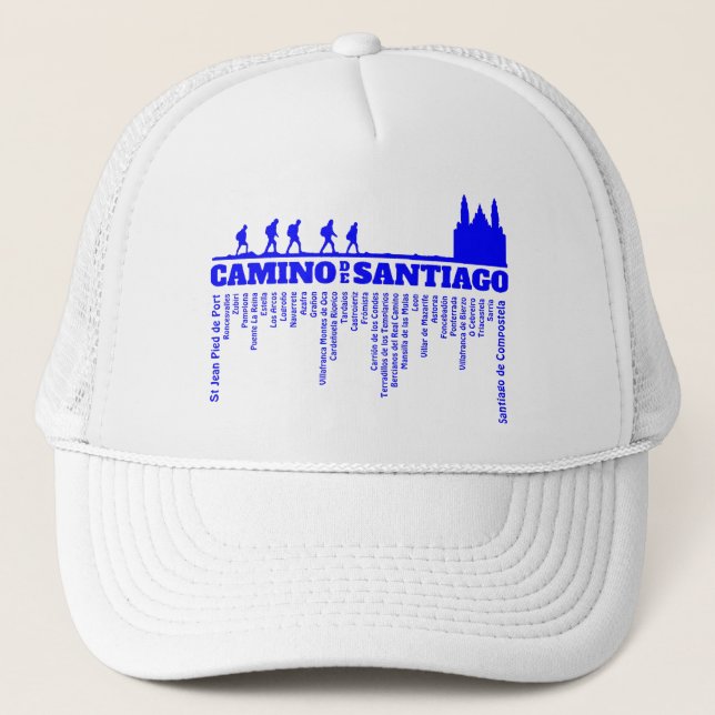 Camino de Santiago The way of st James 0322 Trucker Hat (Front)