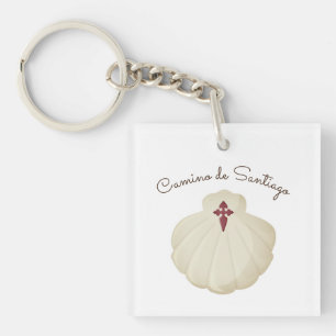 Camino de Santiago Walking Key Ring
